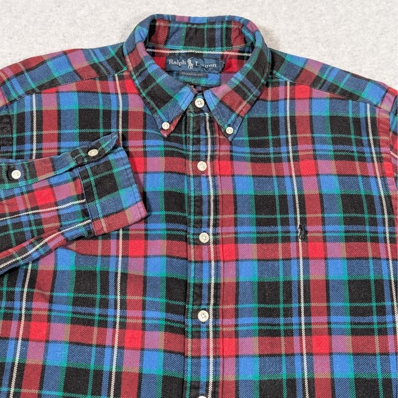 Ralph Lauren Other - Ralph Lauren Button Down Flannel Shirt Mens Size Large Classic Fit Multi Plaid